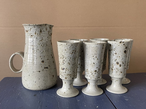 Image 1 of Jus d'orange en grès vintage