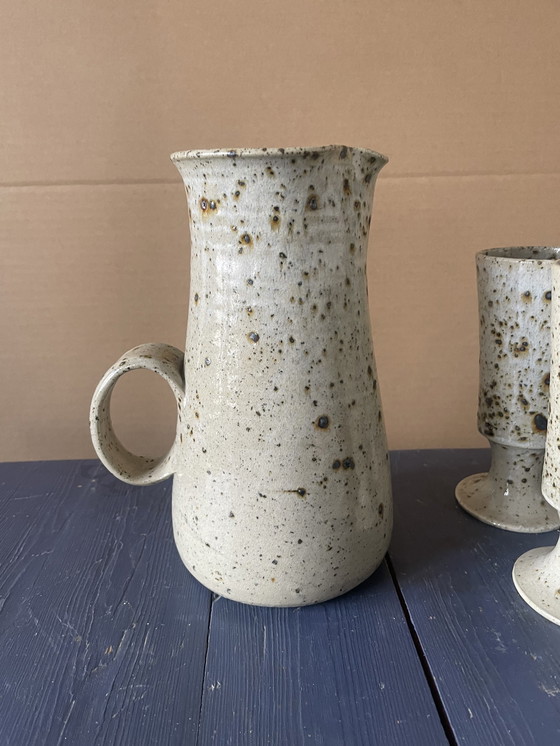 Image 1 of Jus d'orange en grès vintage