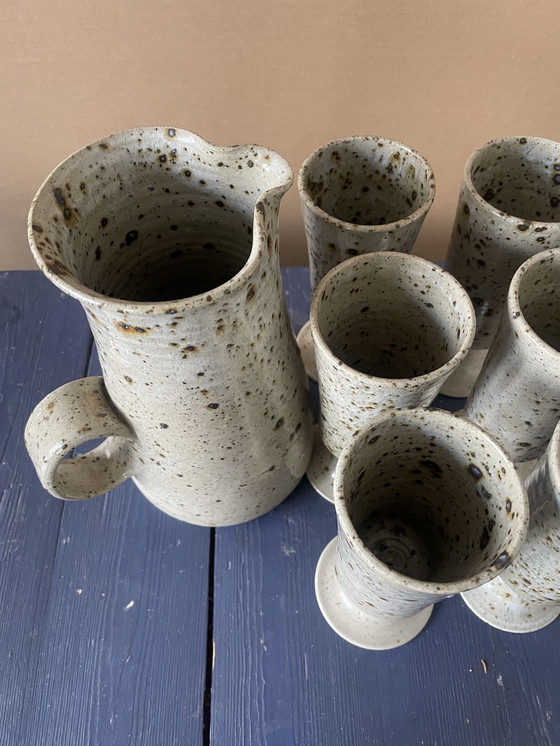 Image 1 of Jus d'orange en grès vintage