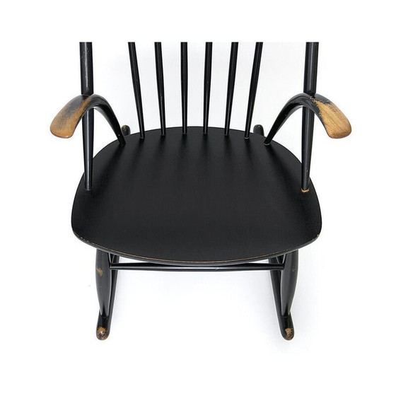 Image 1 of Vintage rocking chair by Illum Wikkelso for Niels Eilersen, Denmark 1959
