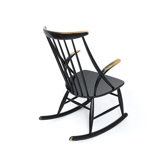 Image 1 of Vintage rocking chair by Illum Wikkelso for Niels Eilersen, Denmark 1959