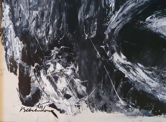 Image 1 of Theo Beerendonk Oil Painting Abstract