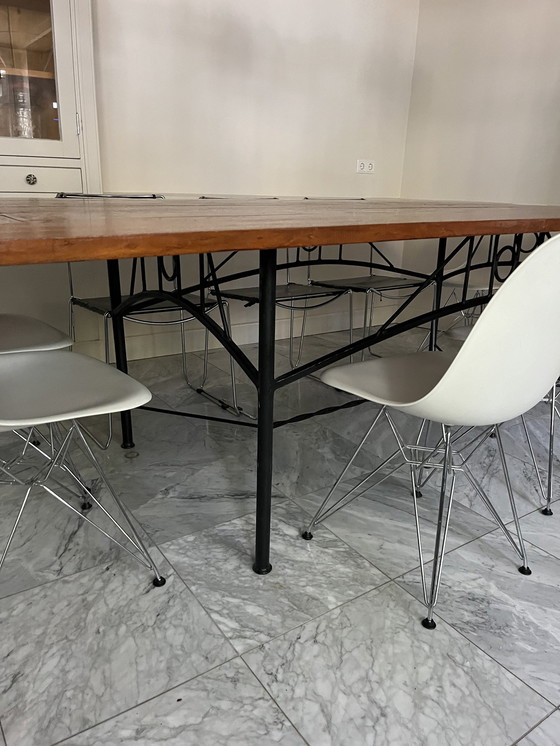 Image 1 of 6x Vitra Eames DSR dining chair