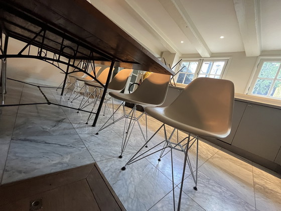 Image 1 of 6x Vitra Eames DSR dining chair