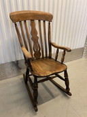 sedia a dondolo vintage