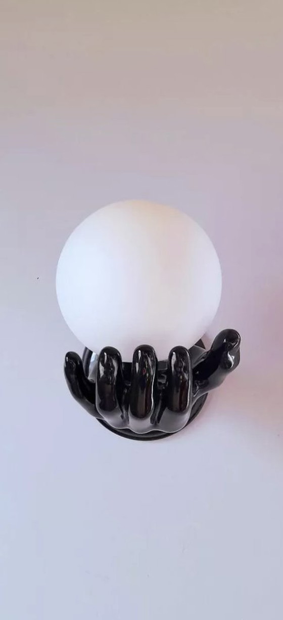 Image 1 of Italian ceramic wall lamp, 1980