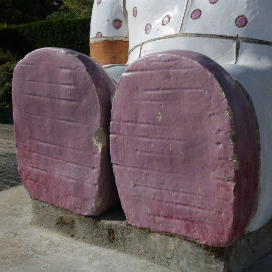 Image 1 of "Sitting Figure" Sculpture by Jan Snoeck, Netherlands 1980