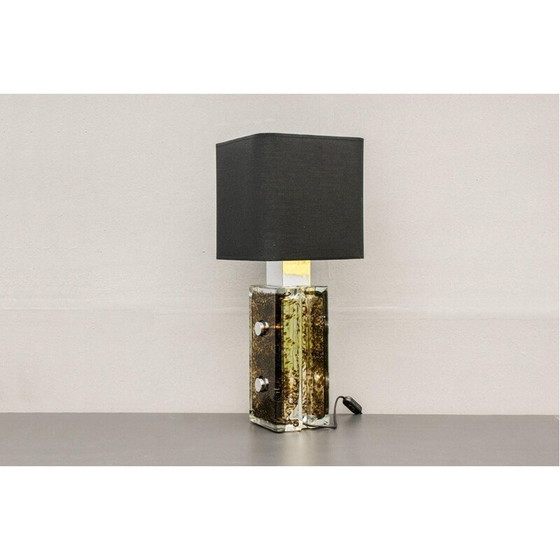 Image 1 of Vintage glass table lamp by Helena Tynell for Limburg, 1970s