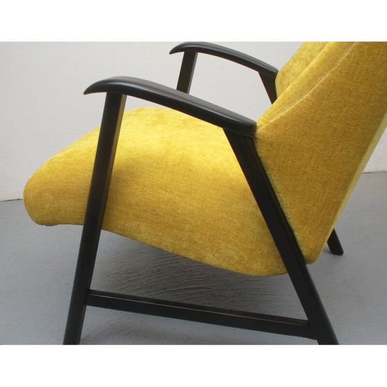 Image 1 of Vintage armchair in solid wood, 1950