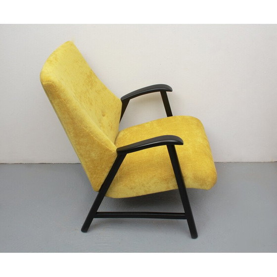 Image 1 of Vintage armchair in solid wood, 1950