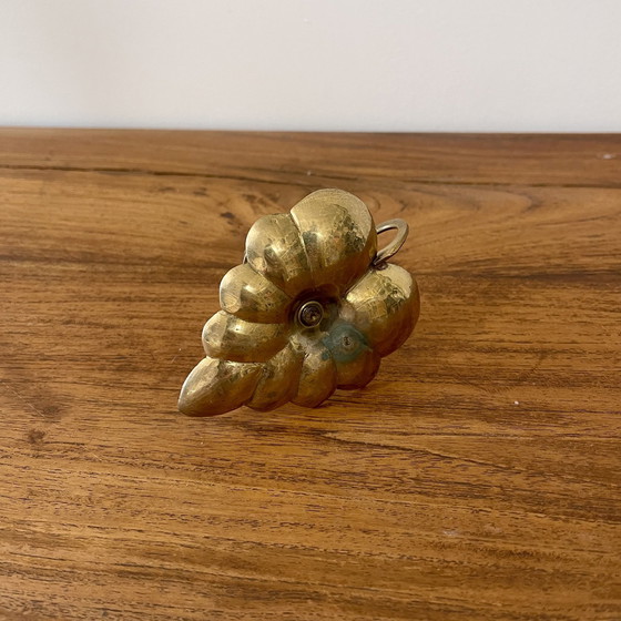 Image 1 of Brass Leaf Candle Holder