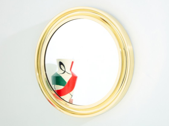 Image 1 of Sergio Mazza For Artemide Brass Mirror 1960S