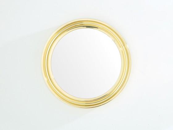 Image 1 of Sergio Mazza For Artemide Brass Mirror 1960S
