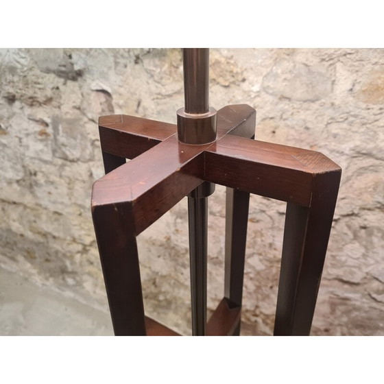Image 1 of Vintage "Chevalet" floor lamp in brass by Christian Liaigre for Nobilis