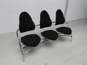 Italian design waiting bench