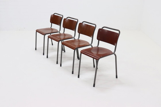 Image 1 of 4 x Vintage Gispen 106 Dining Chair