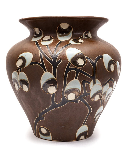 Art Deco Brown Vase