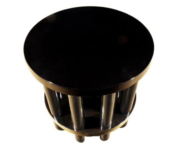 Image 1 of Art Deco drum table By Adolf Loose