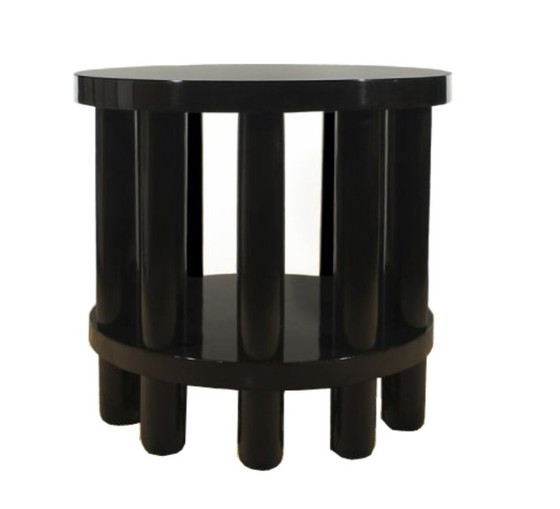 Image 1 of Art Deco drum table By Adolf Loose