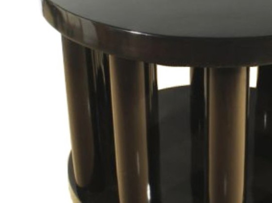 Image 1 of Art Deco drum table By Adolf Loose