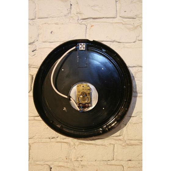 Image 1 of Vintage industrial steel clock