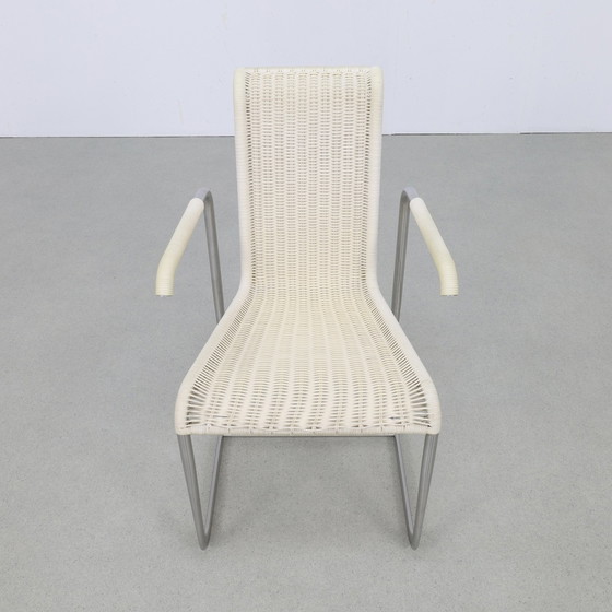 Image 1 of Chaise de salle à manger 4x "D25" par Axel Bruchhäuser pour Tecta, 1980