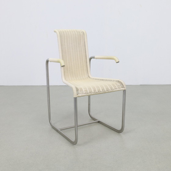 Image 1 of Chaise de salle à manger 4x "D25" par Axel Bruchhäuser pour Tecta, 1980