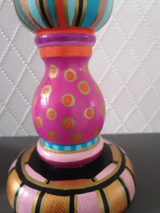 Image 1 of Hand-painted Candle Stands