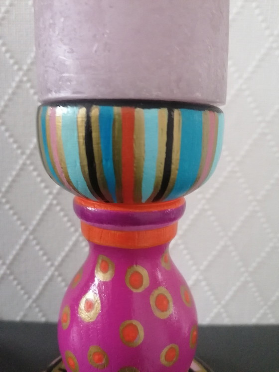 Image 1 of Hand-painted Candle Stands