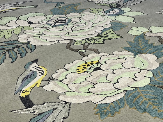Image 1 of Brink & Campman Wedgwood Paeonia Mint Carpet