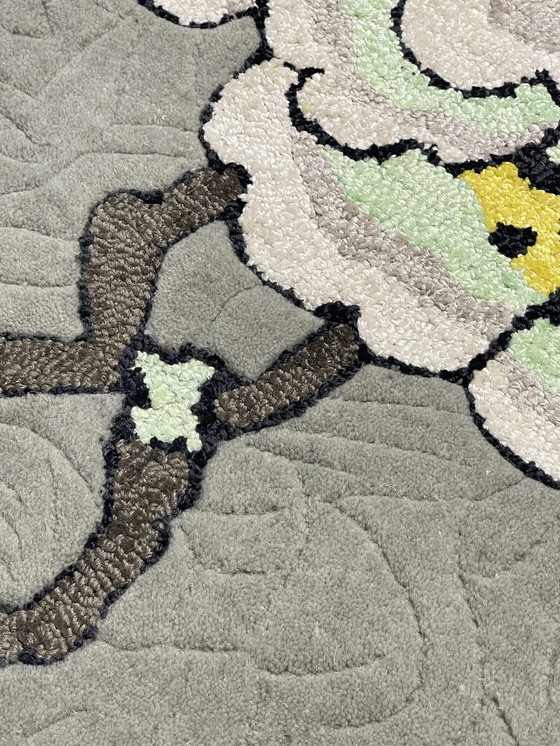 Image 1 of Brink & Campman Wedgwood Paeonia Mint Carpet