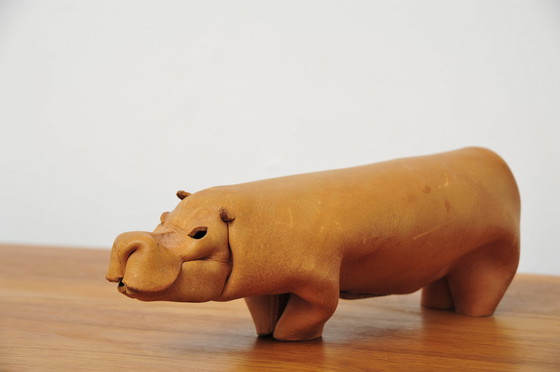 Image 1 of Leather hippopotamus from Deru 1960s