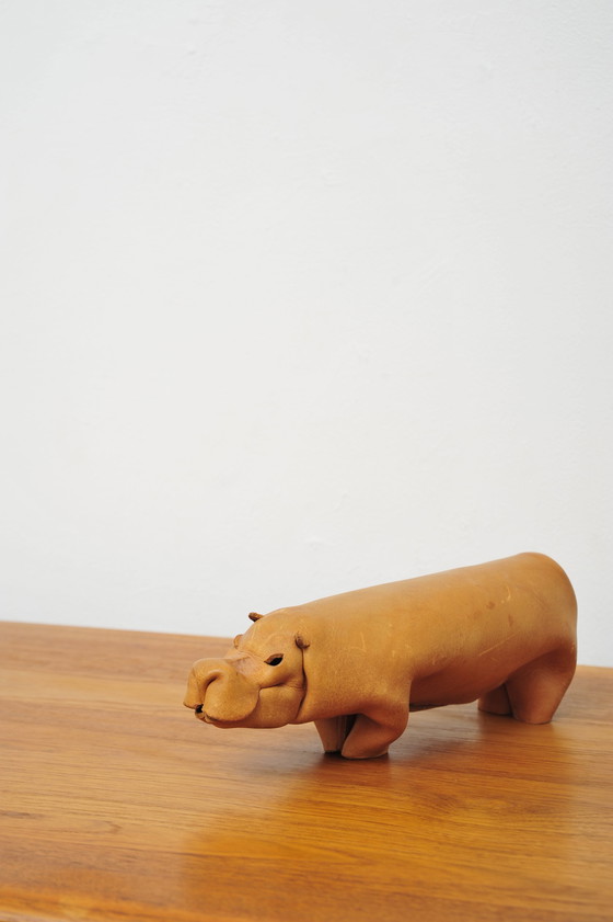 Image 1 of Leather hippopotamus from Deru 1960s