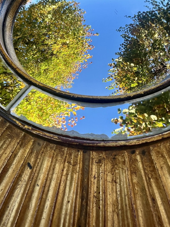 Image 1 of Vintage Convex Sun Mirror From Deknudt, Belgium 1970S
