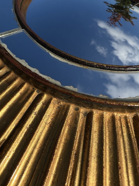 Image 1 of Vintage Convex Sun Mirror From Deknudt, Belgium 1970S