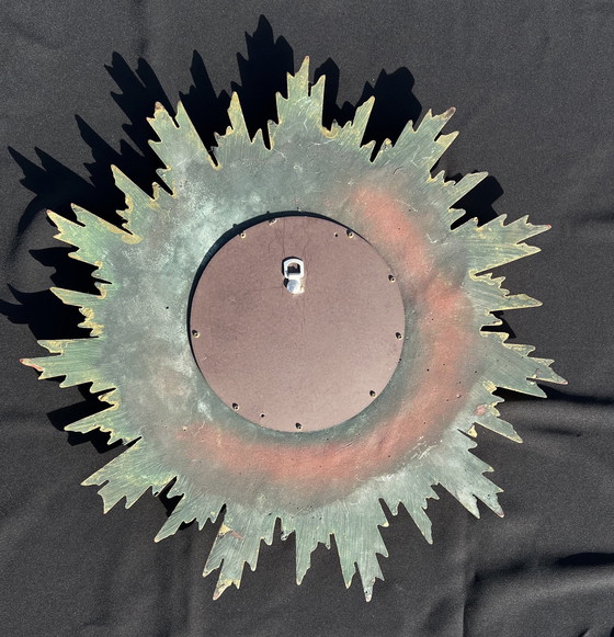 Image 1 of Vintage Convex Sun Mirror From Deknudt, Belgium 1970S