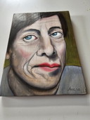 Postma - Retrato de una mujer, óleo sobre tabla, 2008