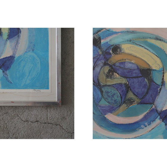 Image 1 of Vintage painting by Gustav Bolin, 1970