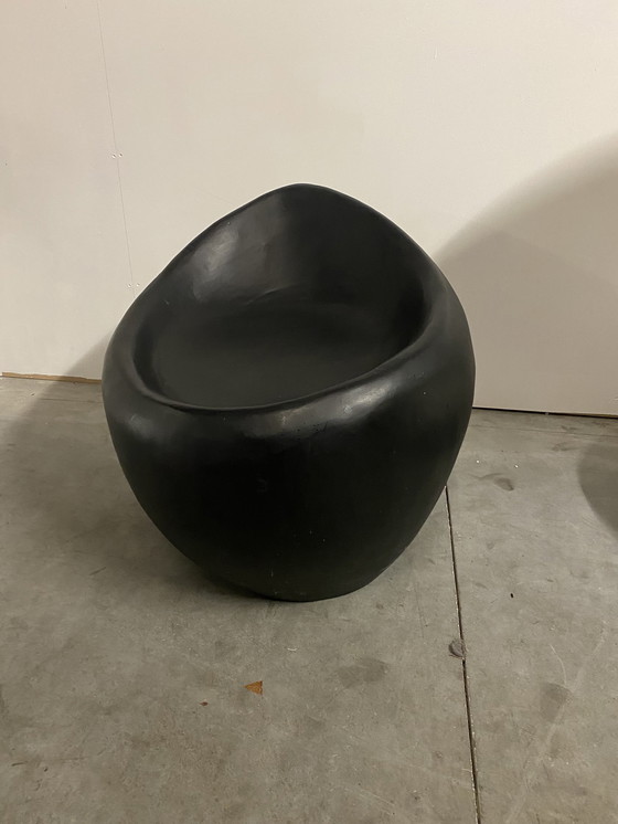 Image 1 of Breit Egg Chair black wood