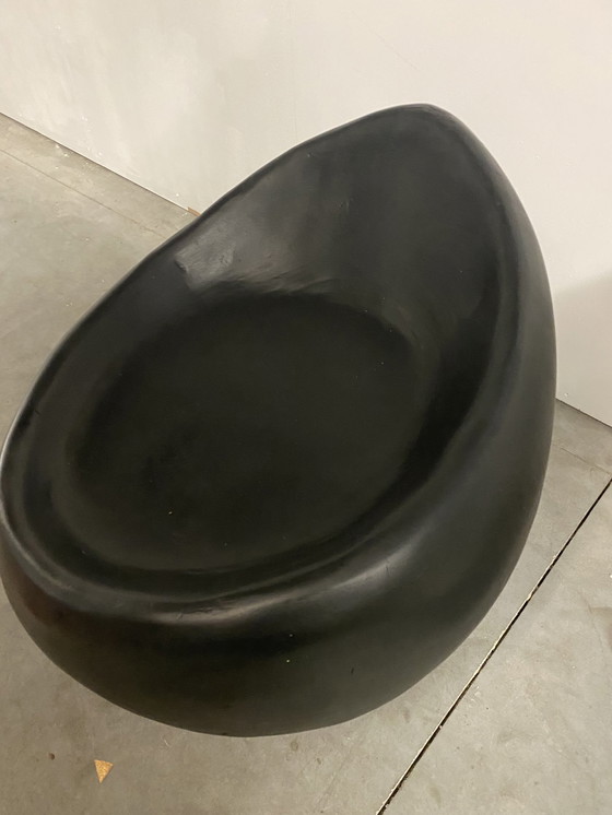 Image 1 of Breit Egg Chair black wood