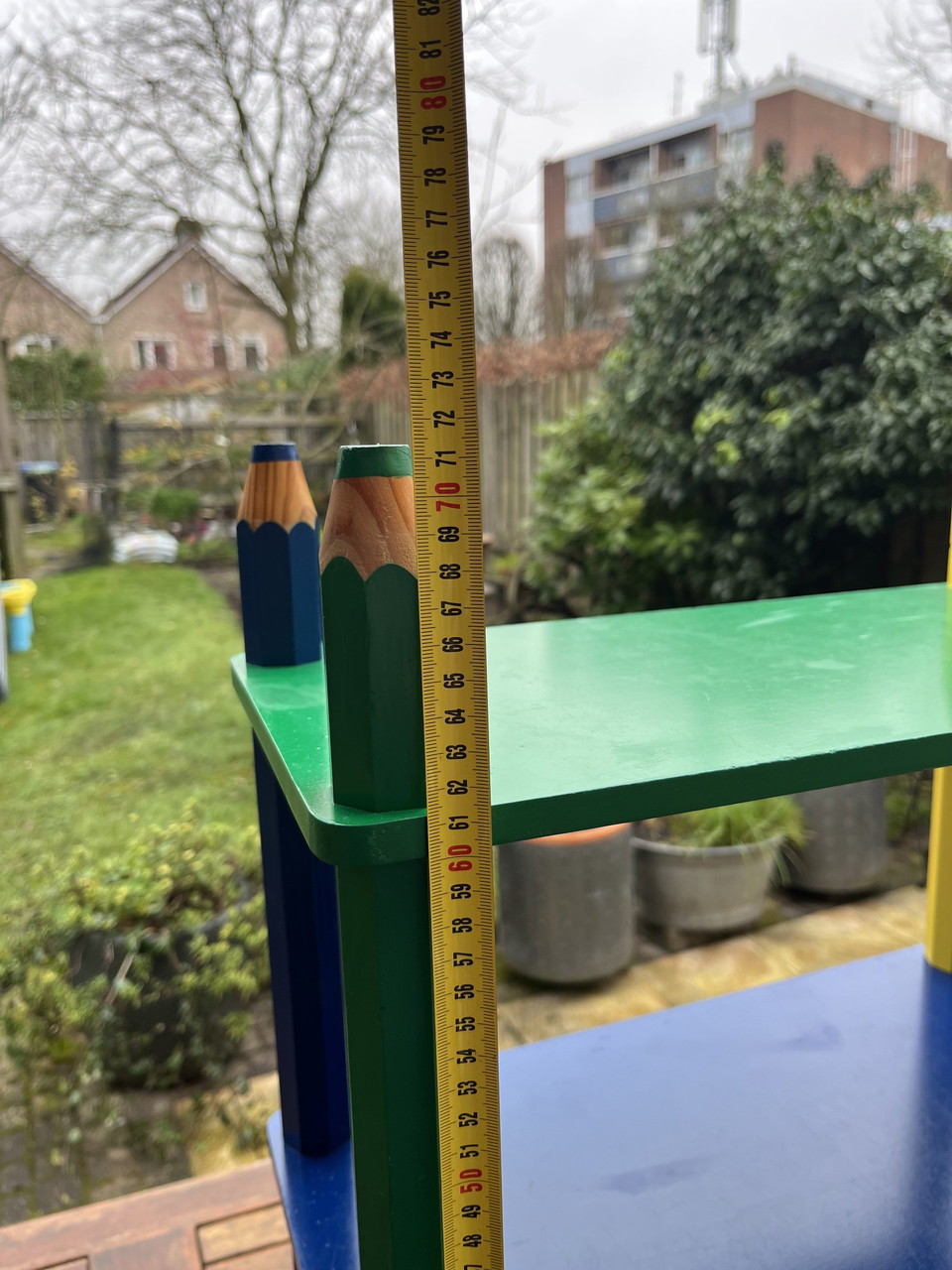 Pierre Sala Vintage Pencil Design: Bookcase & Coat Rack