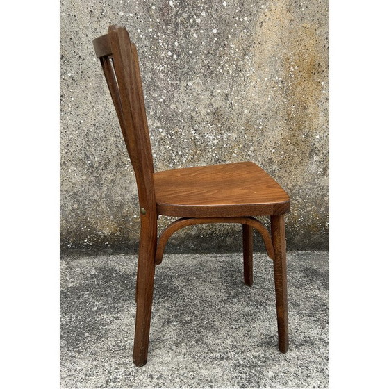 Image 1 of Set of 4 vintage chairs model n°53 in blond beech for Baumann