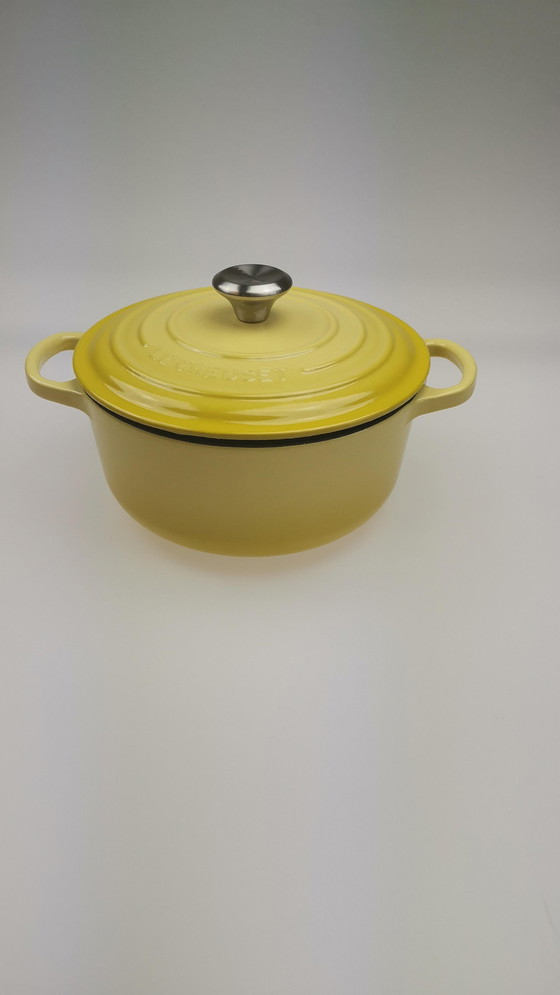 Image 1 of Forno olandese Le Creuset giallo