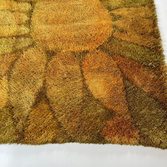 Image 1 of Vintage wool Rya rug by Ritva Puotila for Finnrya Oy Ab, Finland 1950s