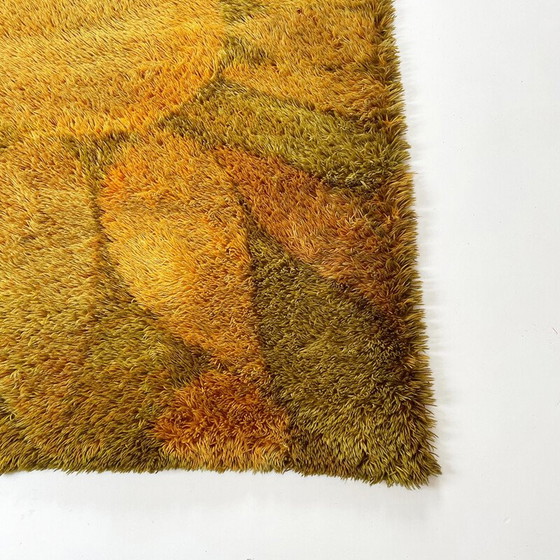 Image 1 of Vintage wool Rya rug by Ritva Puotila for Finnrya Oy Ab, Finland 1950s