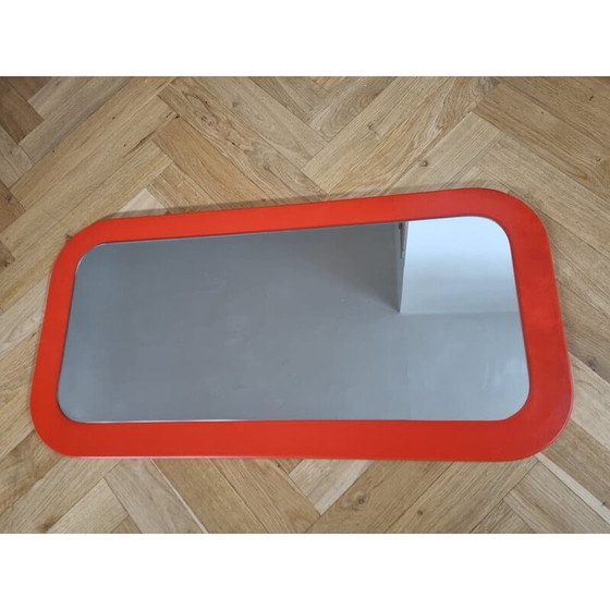 Image 1 of Vintage umbrella stand with mirror and shelf Meblo, 1970