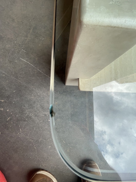 Image 1 of Table basse vintage en travertin