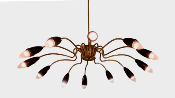 Image 1 of Vintage chandelier 12 arms