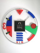 Orologio da parete vintage Nextime Memphis