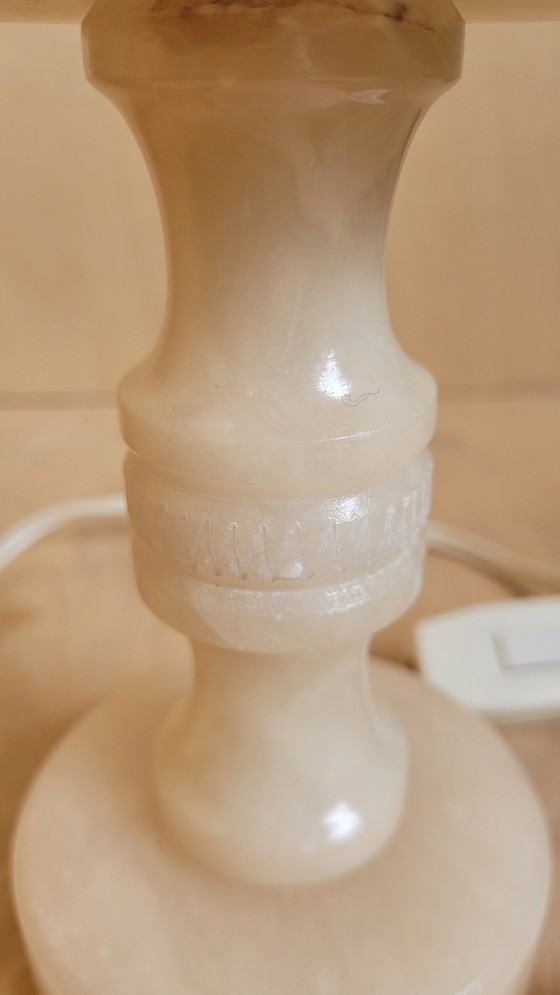 Image 1 of Alabaster table lamp